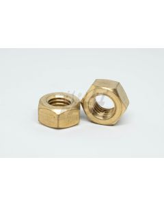DIN 934 HEXAGON NUT STYLE 1 PROD GR A&B BRASS 8